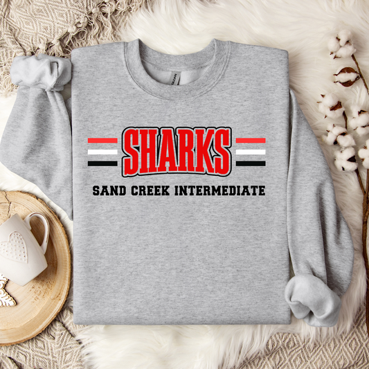 Sharks -Sand Creek Intermediate Crewneck