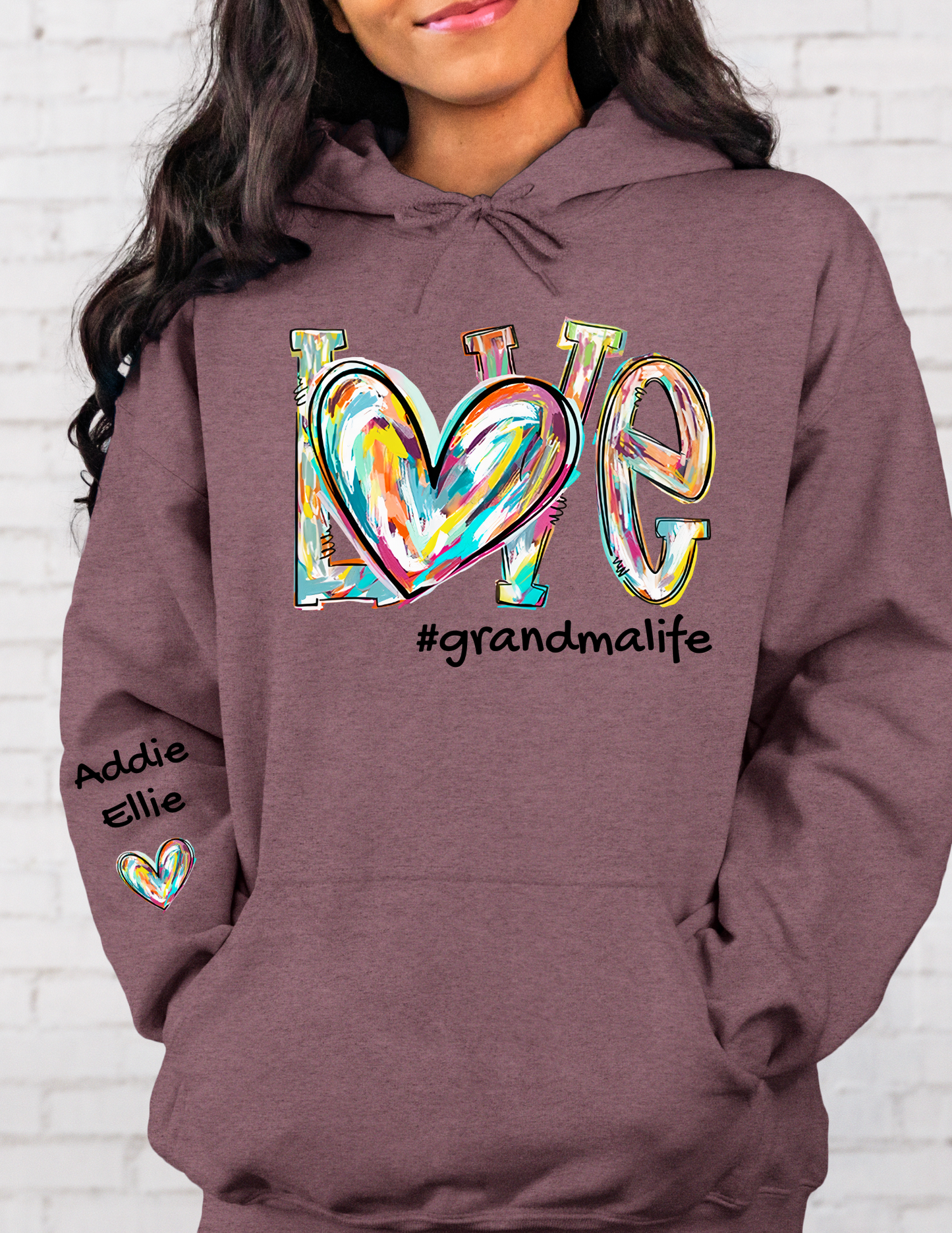 CUSTOM Sweatshirt: LOVE and #