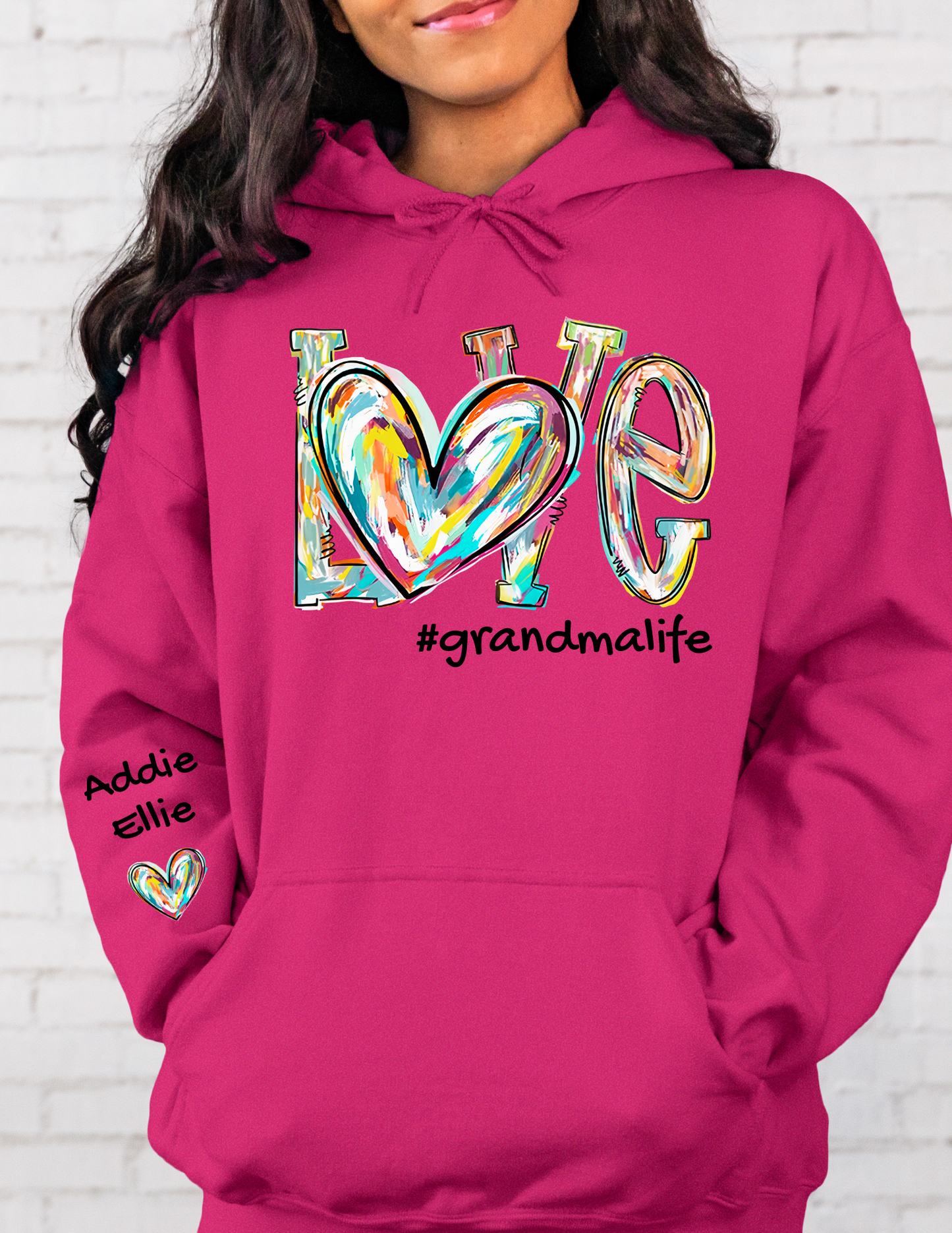 CUSTOM Sweatshirt: LOVE and #