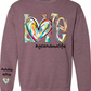 CUSTOM Sweatshirt: LOVE and #