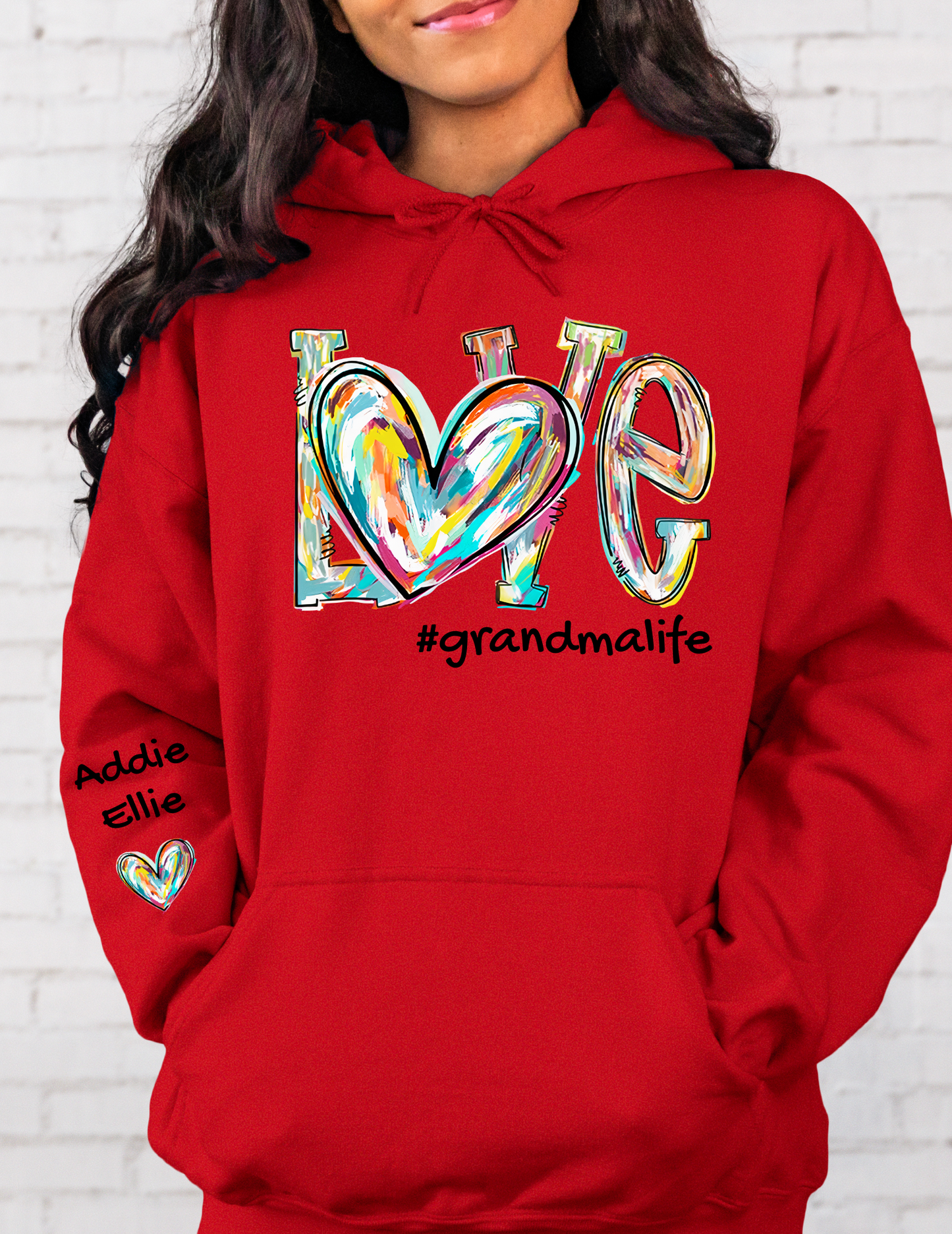 CUSTOM Sweatshirt: LOVE and #