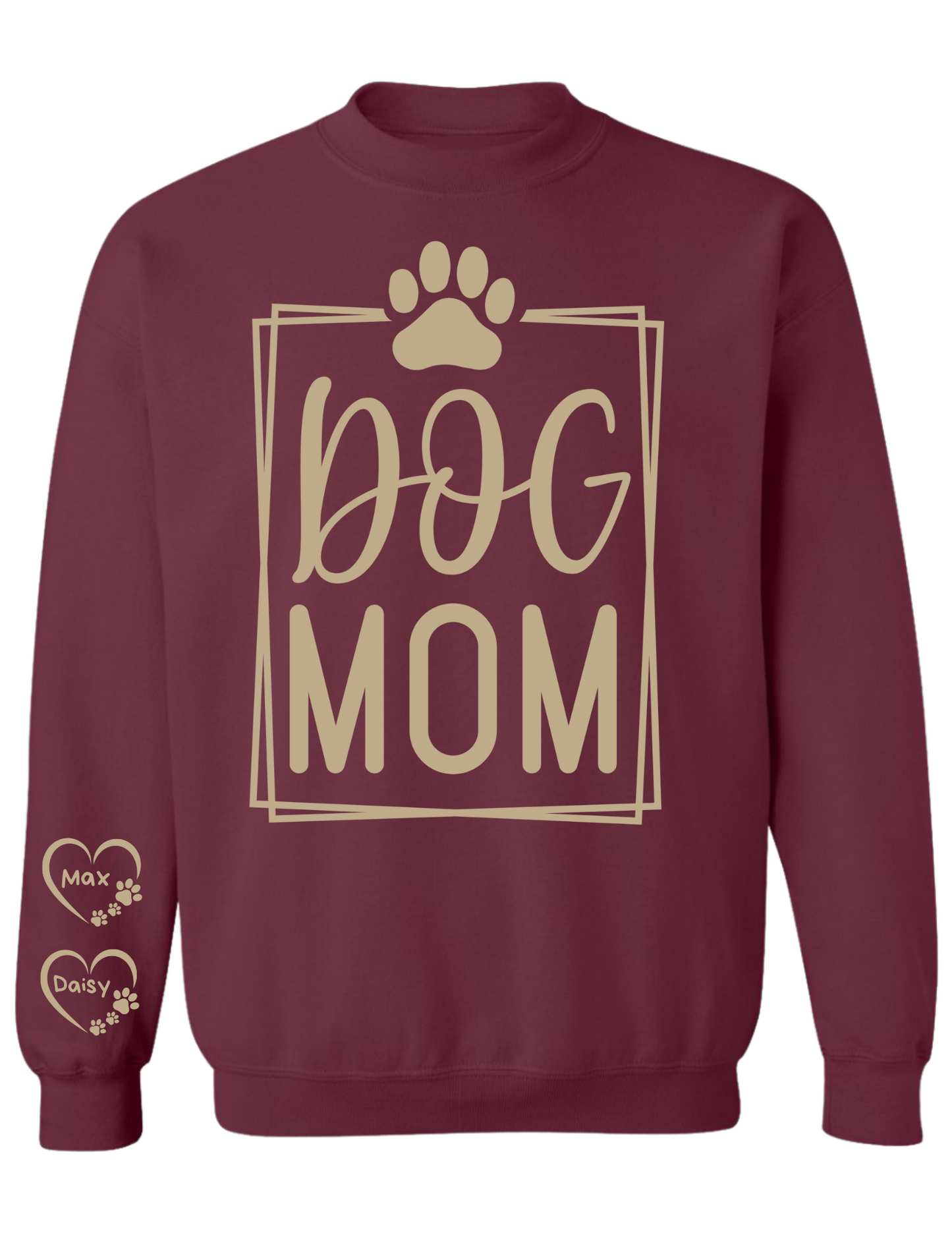 CUSTOM Dog Mom Sweatshirt