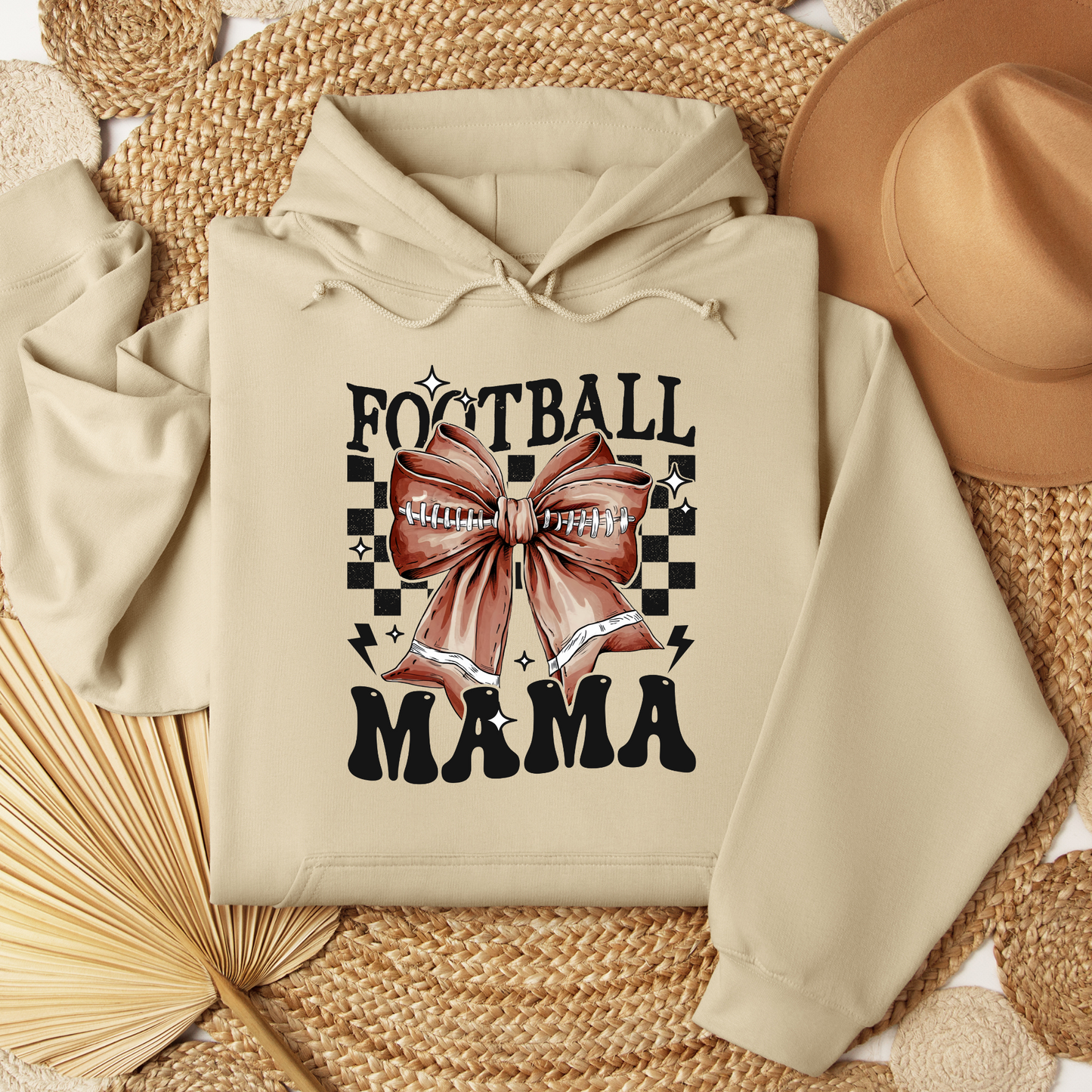 Football Mama with Bow