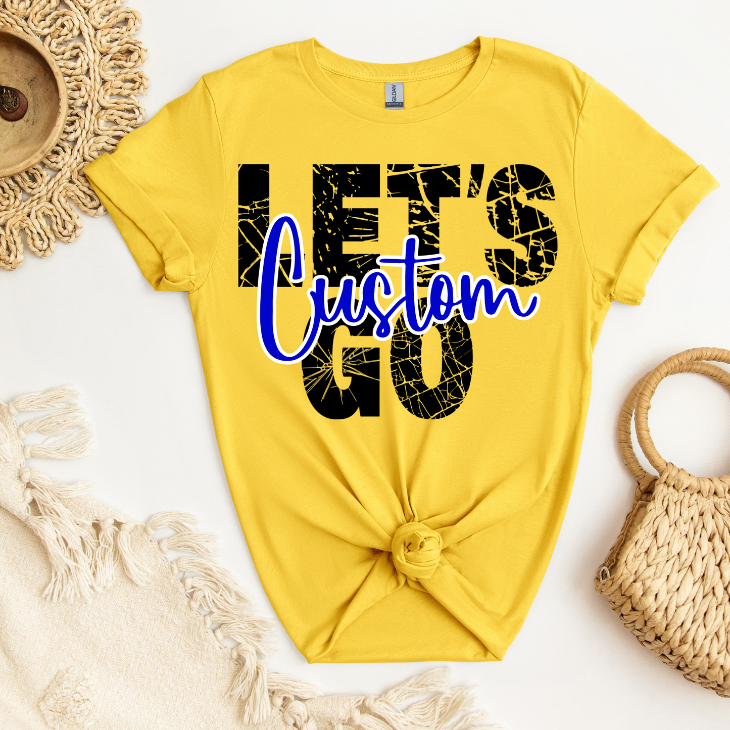 LET'S GO TEE- CUSTOM Listing