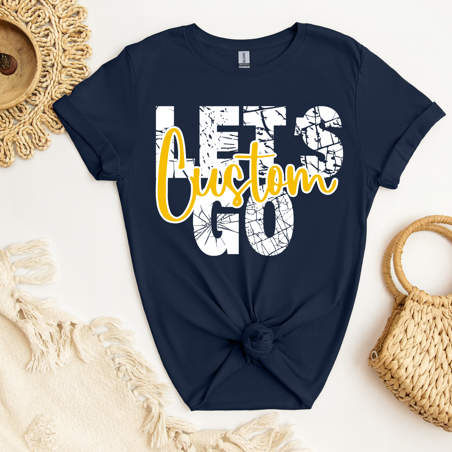 LET'S GO TEE- CUSTOM Listing