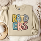 RAIDERS Stacked Doodle Letters Crewneck