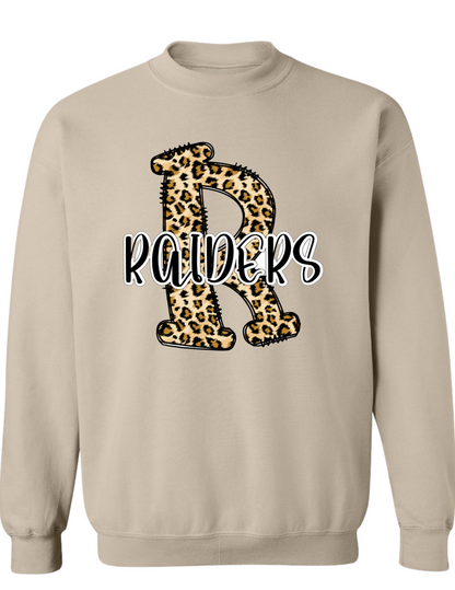 Raiders Leopard Print Sweatshirt