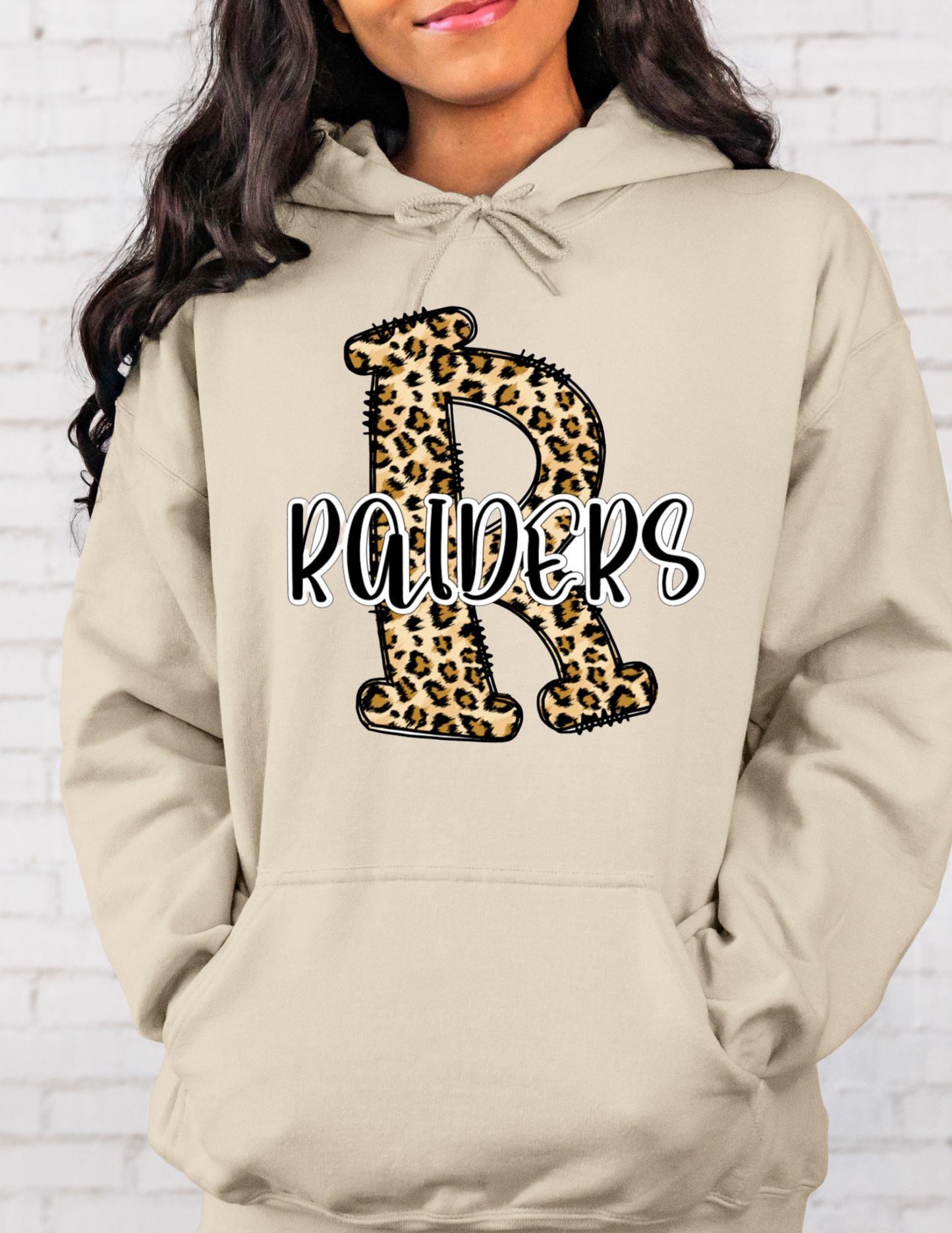 Raiders Leopard Print Sweatshirt