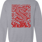 Sharks Typography Sweatshirt