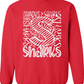 Sharks Typography Sweatshirt