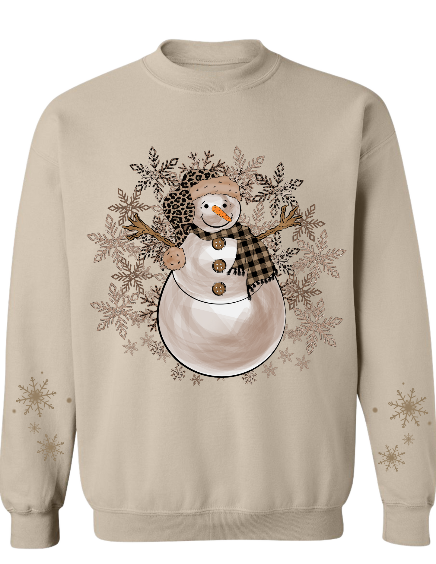 Neutral Snowman Sweatshirt