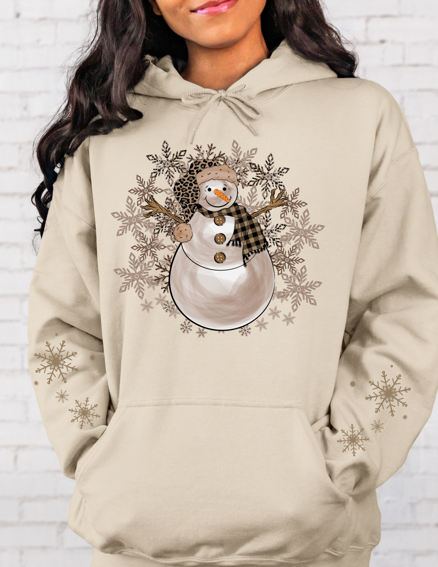 Neutral Snowman Sweatshirt